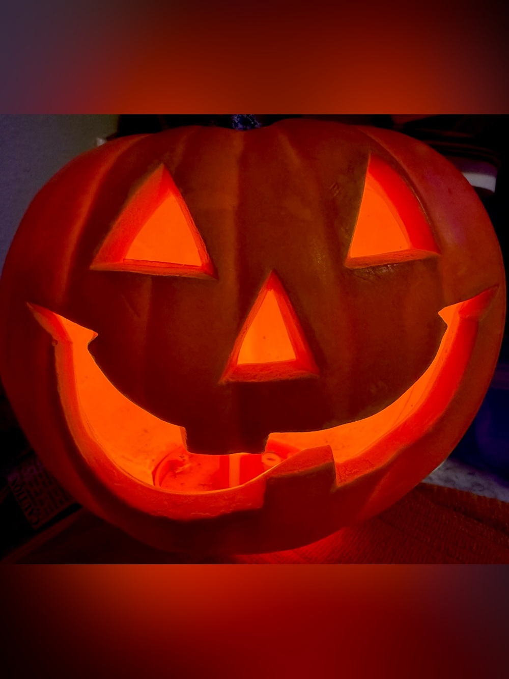 RARE Vintage 1990s Halloween Lighted Blow Mold 🎃 Jack O Lantern